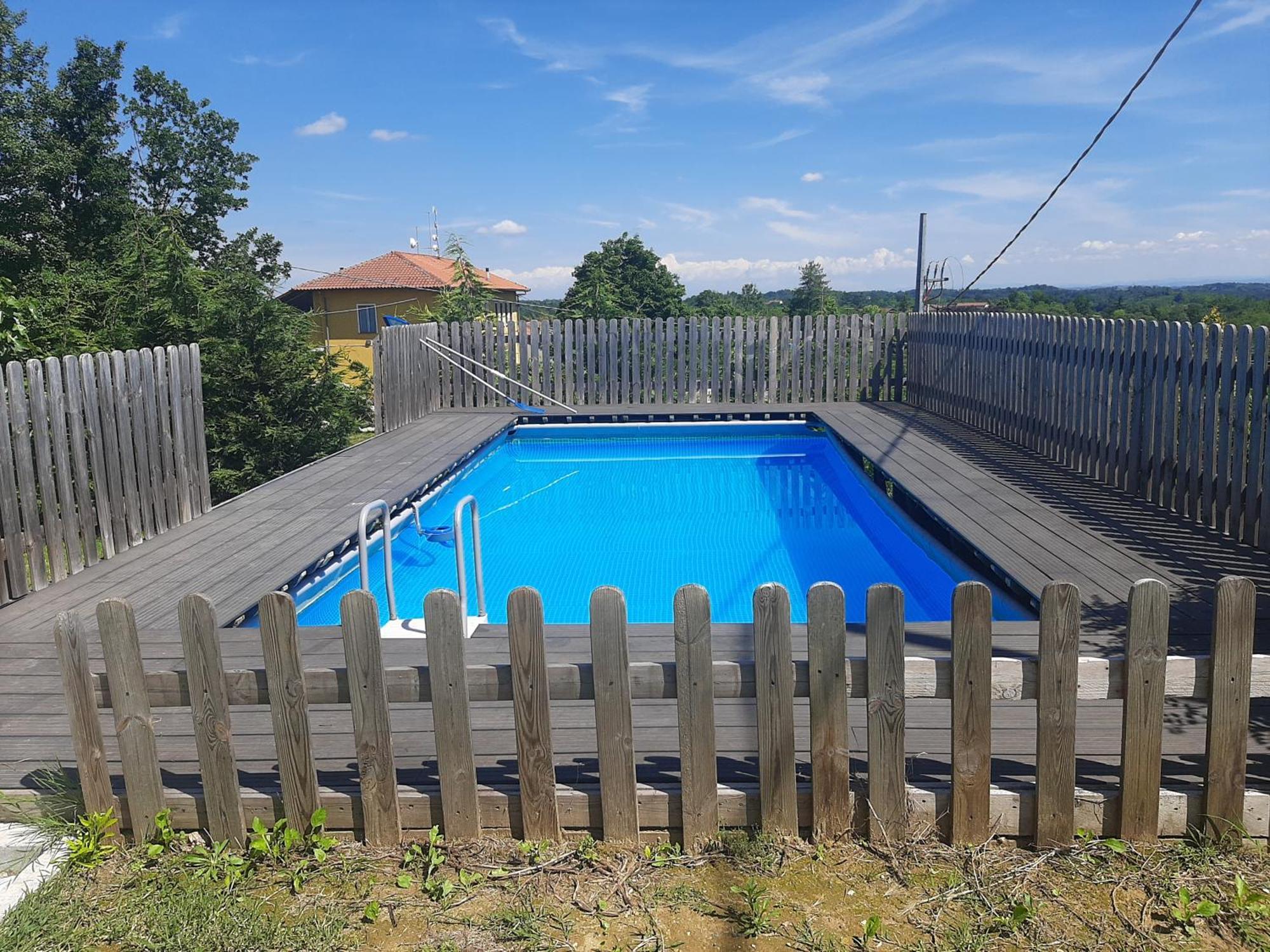 הוילה Cortazzone Cascina Teresina Monferrato Piscina מראה חיצוני תמונה
